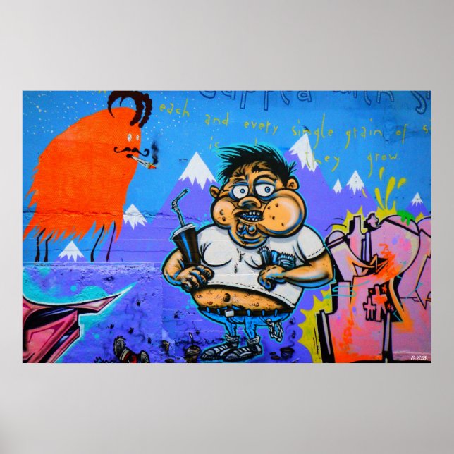 Poster Grafite de Reiquiavique (Frente)