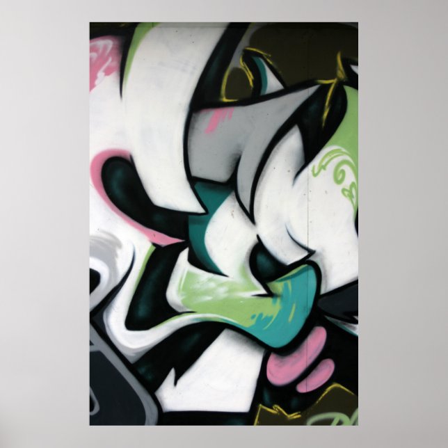 Póster Grafite de Taiwan, Taipei, Taiwan (Frente)