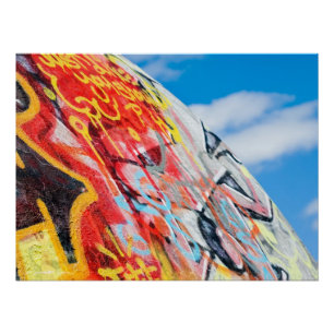 Póster grafite do planeta