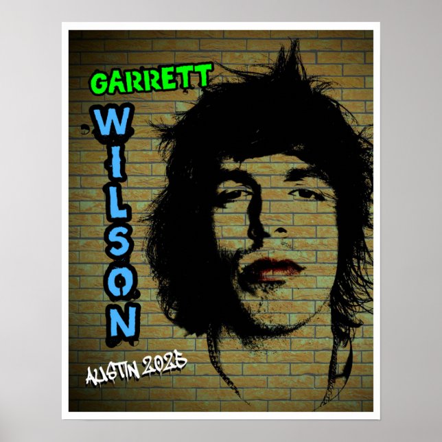 Poster Grafite Garrett Wilson 2025 (Frente)