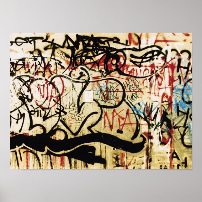 Poster Grafite na parede (Frente)