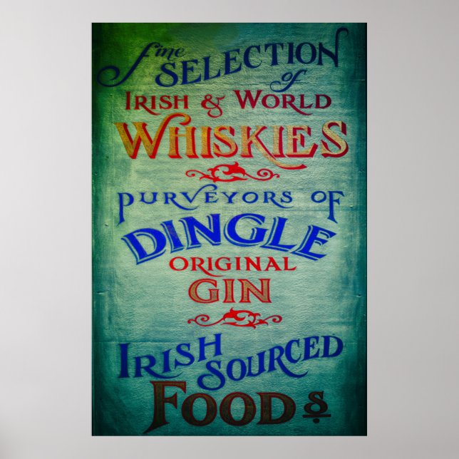 Póster Grafite Vintage (Frente)