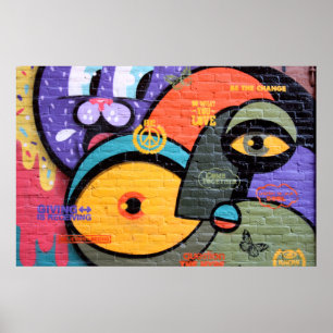 Poster Grafites de Amsterdão