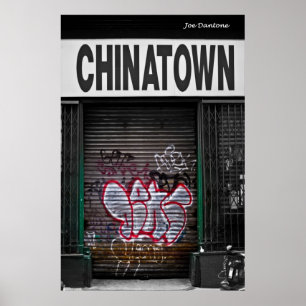 Poster Grafites de Chinatown