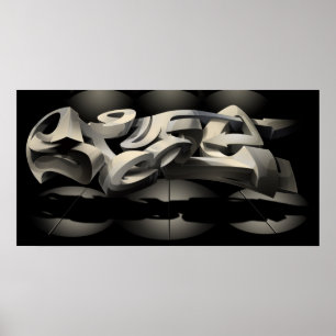 Póster Grafites de Digitas do estilo