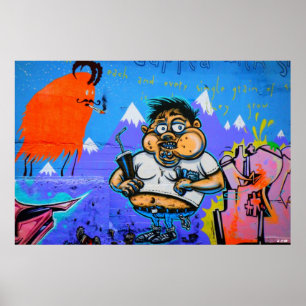 Poster Grafites de Reykjavik