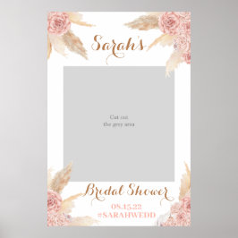 Poster Grama-das-Pampas RosaPôster de Propaganda de Fotos