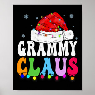 Poster Grammy Claus Família Engraçado Xmas Correspondendo