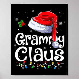 Poster Grammy Claus Natal Papai Noel Correspondência Famí