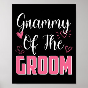 Poster Grammy Of Groom Family Festa de casamento Marido T