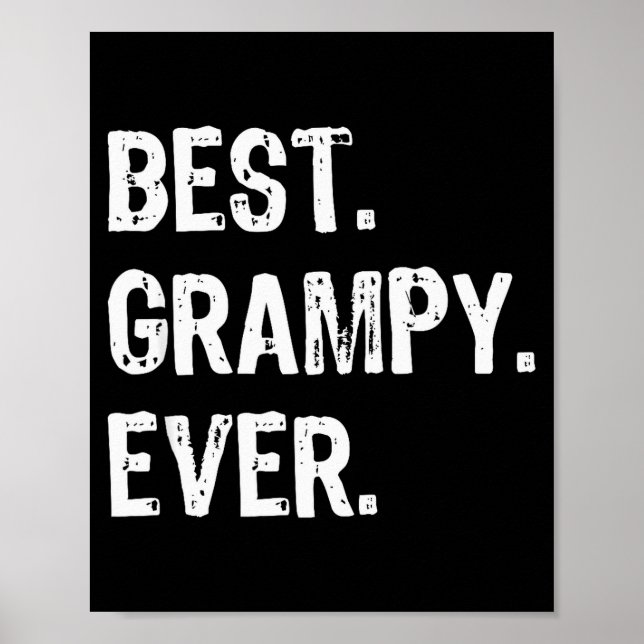 Poster Grampy Ever Funny Cool  (Frente)