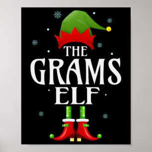 Poster Grams Elf Xmas Matando Família Grupo de Natal Par
