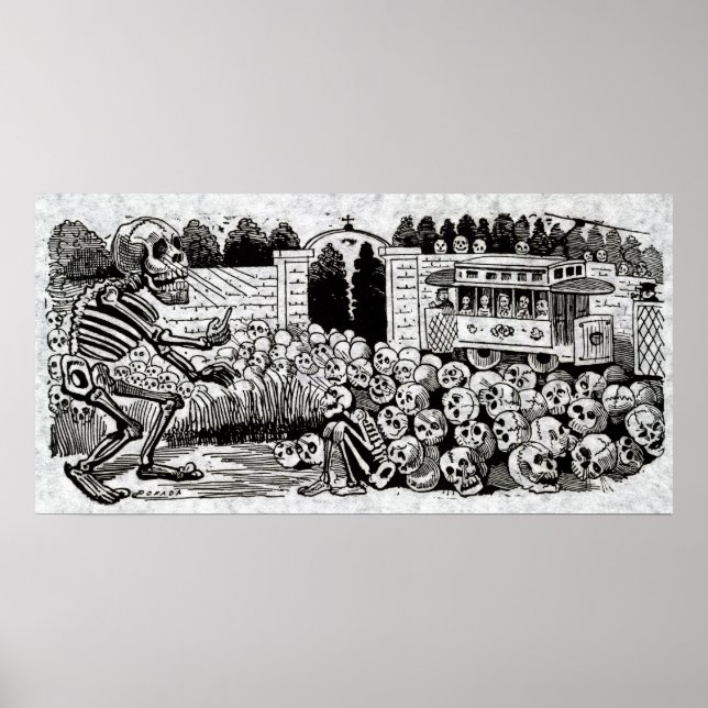 Poster Gran Calavera Elétrica (Frente)