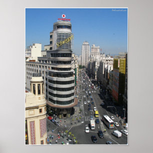 Poster Gran Via Madrid
