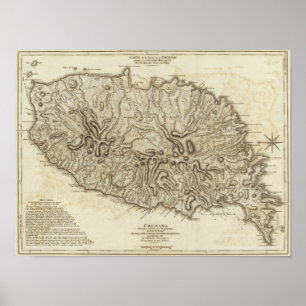 Poster Granada do la de de l'Isle de do carte