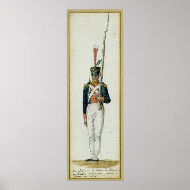 Póster Granadeiro da Guarda de Alexandre I (Frente)
