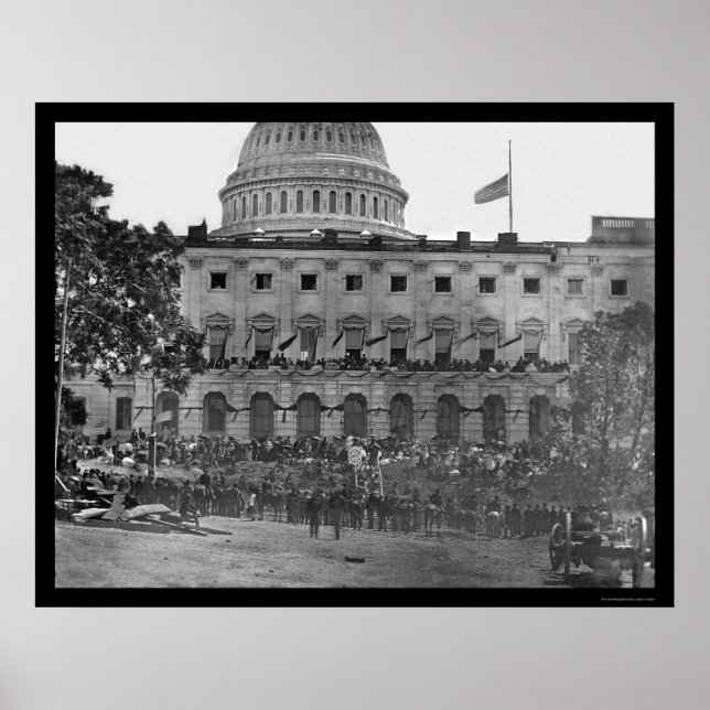 Póster Grand Army Review by the US Capitol 1865 (Frente)