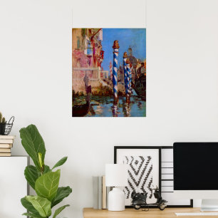 Poster Grand Canal de Veneza por Edouard Manet