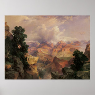 Poster Grand Canyon de Thomas Moran, Paisagem de Vintage