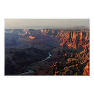 Póster Grand Canyon e Rio Colorado na arizona