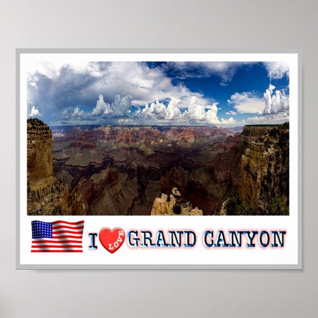 Poster Grand Canyon - I Love - United States - (Frente)