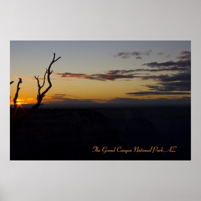 Poster Grand Canyon Magical Sunset (Frente)