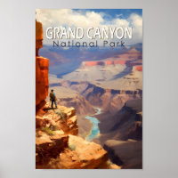 Grand Canyon National Park Oil Painting Viagem