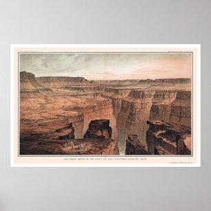 Póster Grand Canyon no Pé de Toroweap 1882