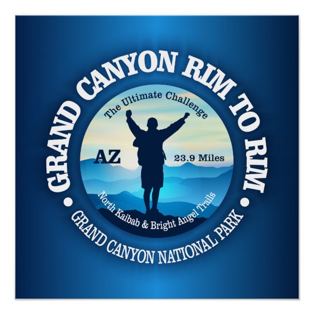 Póster Grand Canyon Rim para Rim (V) (Frente)