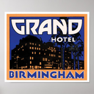 Poster Grand Hotel Birmingham