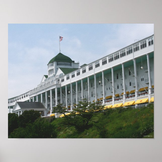 Póster Grand Hotel na Ilha Mackinac (Frente)