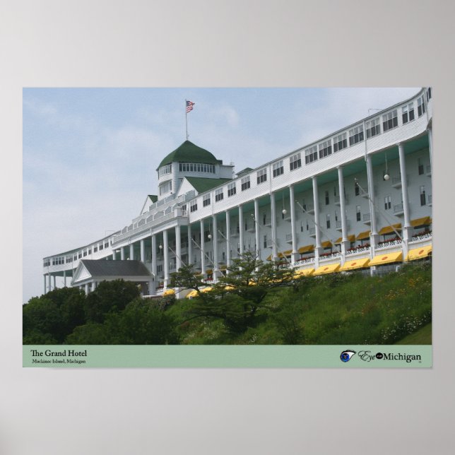 Póster Grand Hotel na Ilha Mackinac (Frente)