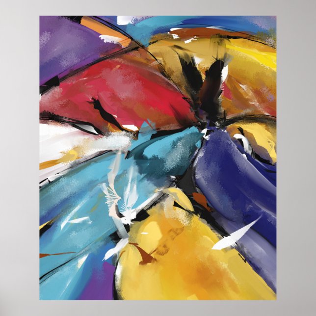 Poster Grand Modèle 1510 "L'Aigle et les Colombes" (Frente)