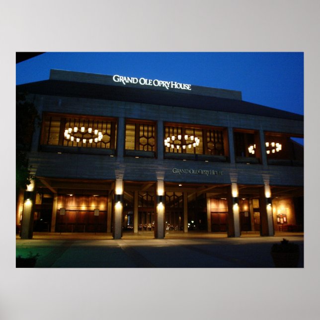 Póster Grand Ole Opry - Nashville, Tennessee (Frente)