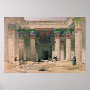 Póster Grand Portico of the Temple of Philae, Nubia