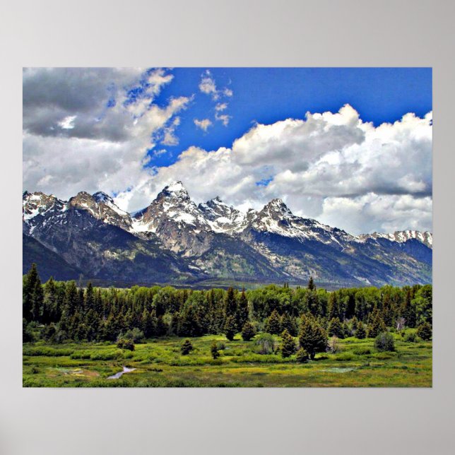 Póster Grand Teton National Park (Frente)