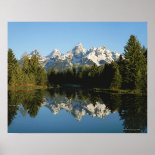 Póster Grand Teton National Park, Teton Range, Wyoming,