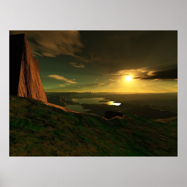 Póster Grand View Canyon (Frente)