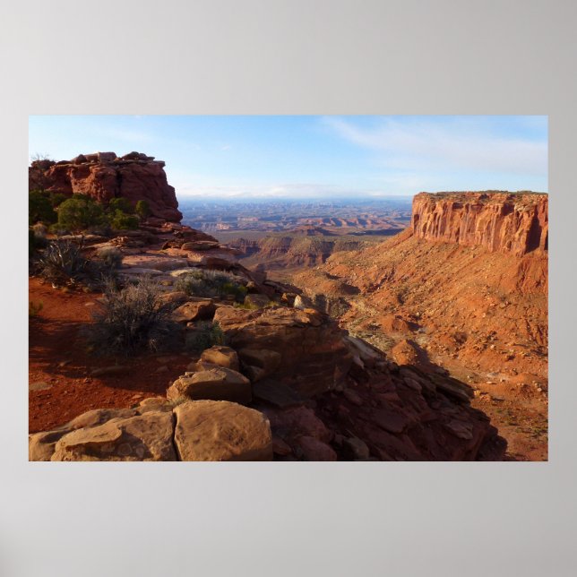 Poster Grand View Point no Parque Nacional Canyonlands (Frente)
