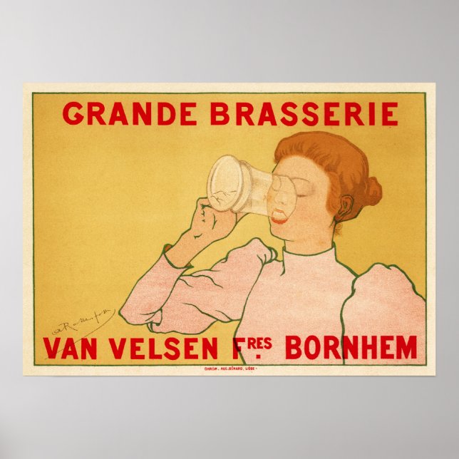 Poster Grande Brasserie Van Velsen (Frente)