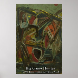 Poster Grande Caçador de Jogos