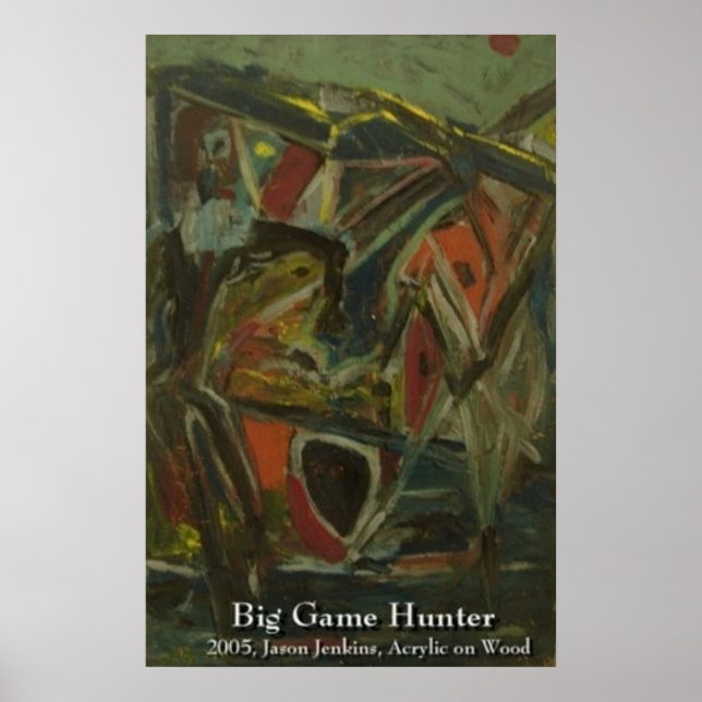 Poster Grande Caçador de Jogos (Frente)