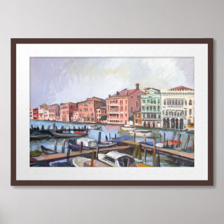 Poster Grande Canal de Veneza