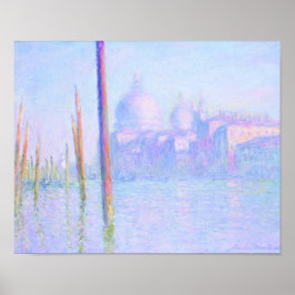 Poster Grande Canal em Veneza (por Claude Monet)