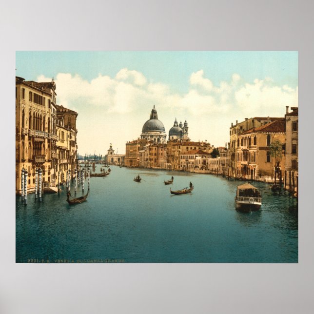 Póster Grande Canal I, Veneza, Itália (Frente)