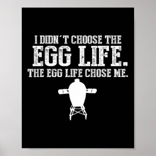 Poster Grande Churrasco Verde Engraçado Pit Ovoker Pitmas