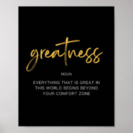 Poster Grande citação inspiradora