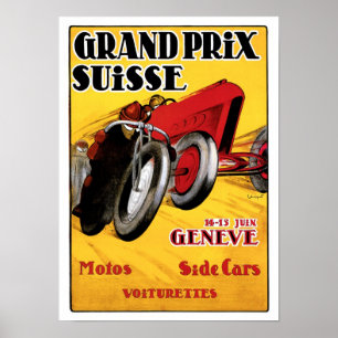 Poster grande da arte do vintage do anúncio do