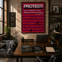Grande Dane Protesta Humanos São Ridículos
