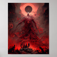 Grande Demônio Criador Dark Fantasy Horror